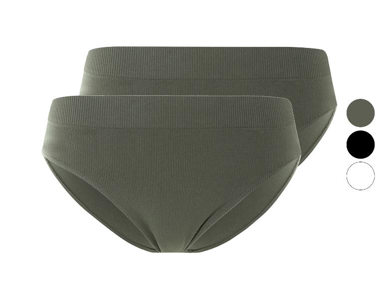 ESMARA® Damen Minislips, 2 Stück, seamless