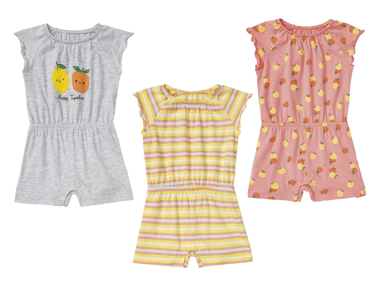 LUPILU® Baby Jumpsuit mit Gummizug im Taillenbund