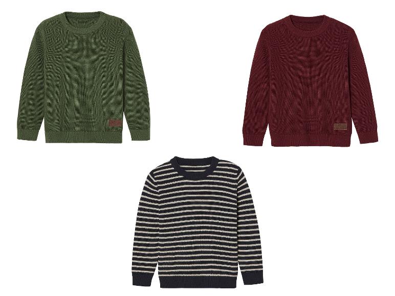 LUPILU® Kinder Grobstrickpullover, mit Bündchen