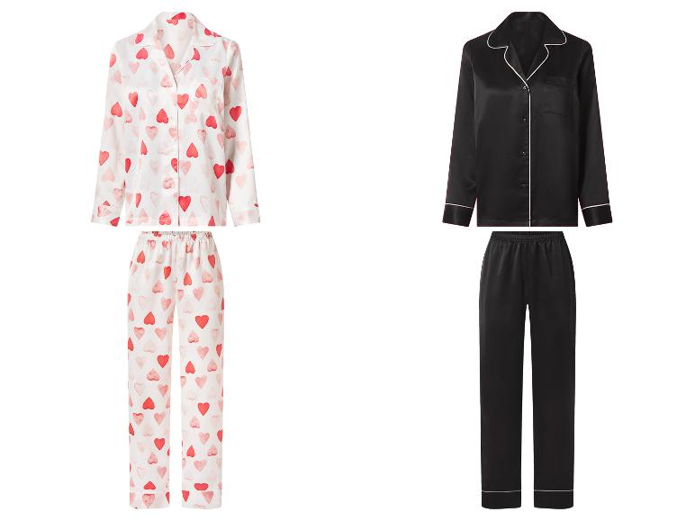 ESMARA® Damen Satin-Pyjama