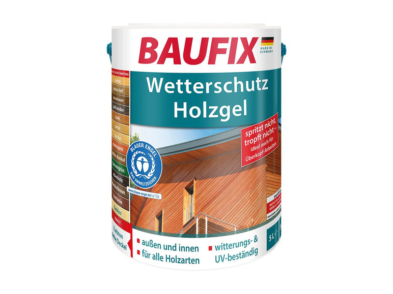 BAUFIX Wetterschutz-Holzgel, seidenglänzend