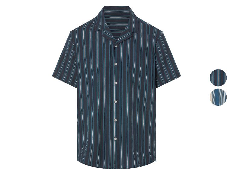 LIVERGY® Herren Freizeithemd, sommerlich leichte Struktur