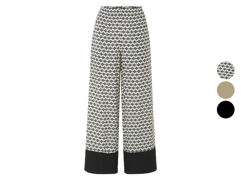 ESMARA® Damen Wide-Leg-Hose, normale Leibhöhe