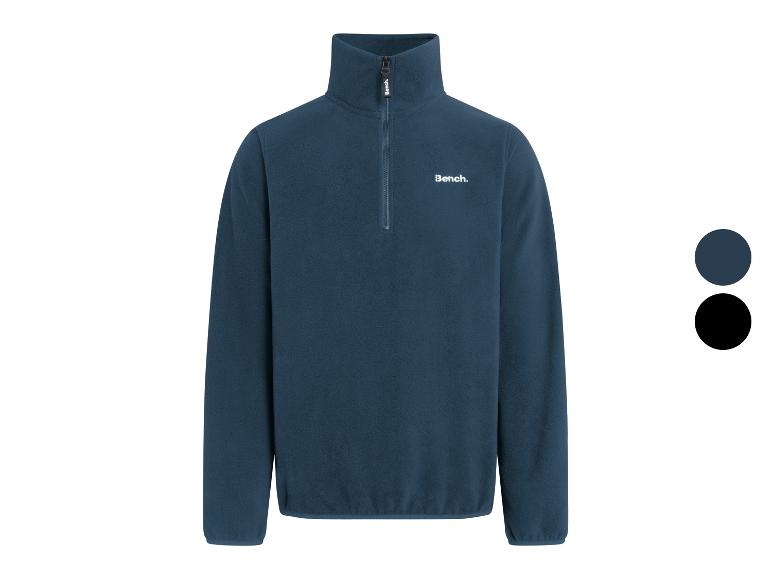BENCH Herren Pullover mit Reißverschluss