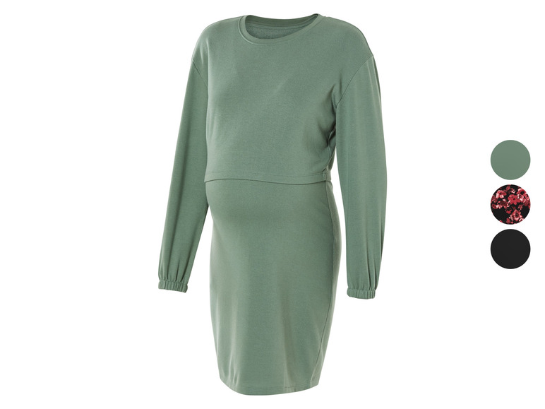 ESMARA® Damen Sweat-Umstandskleid mit passendem Oberteil
