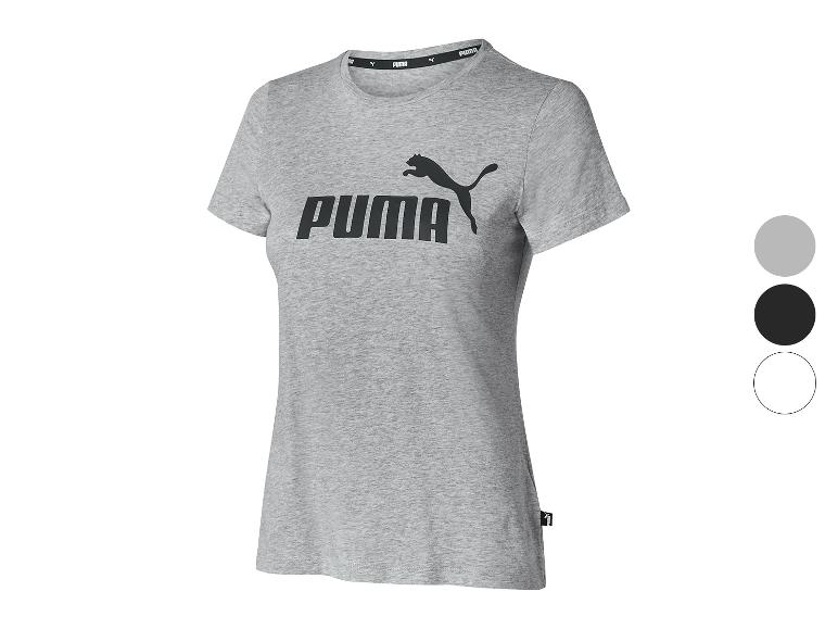 PUMA Damen T-Shirt ESS Logo Tee, aus reiner Baumwolle