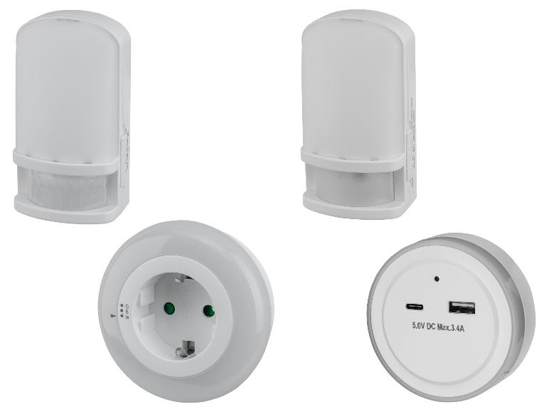 LIVARNO® LED-Nachtlicht / Nachtlicht (Steckdose) / Nachtlicht (USB-Port)