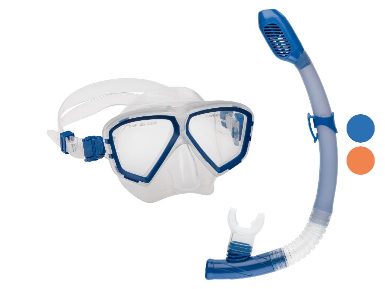 CRIVIT Damen Herren Schnorchel-Set für Erwachsene, 2tlg.