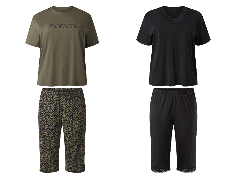 ESMARA® Damen Capri Pyjama