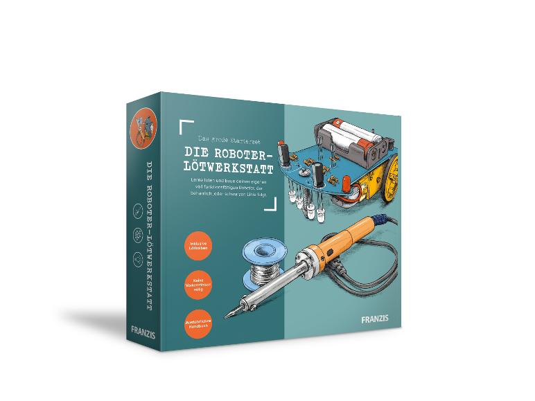 FRANZIS Die Roboter-Lötwerkstatt - großes Starterset