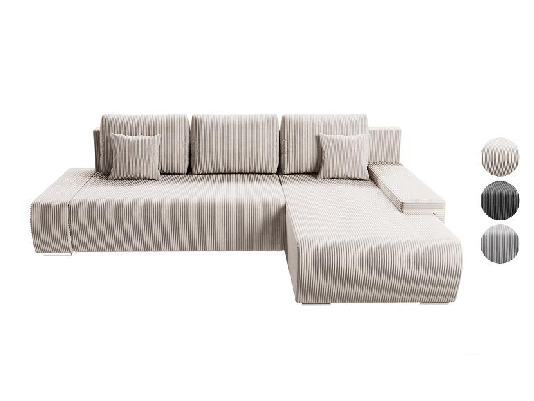 JUSKYS Sofa Iseo mit Ottomane