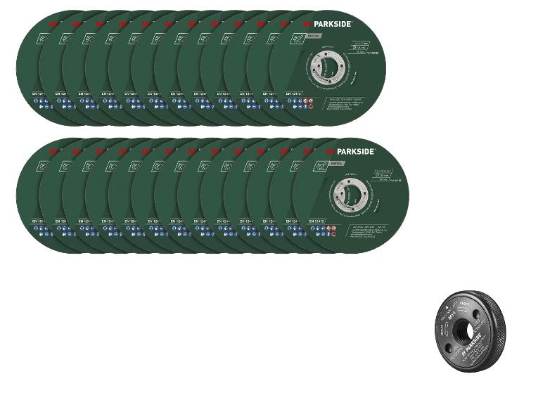 PARKSIDE® Metall-Trennscheiben / Schnellspannmutter für Winkelschleifer
