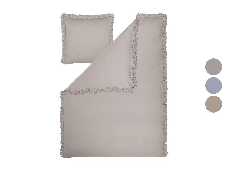 LIVARNO® Mikrofaser-Satin-Bettwäsche, 155 x 220 cm