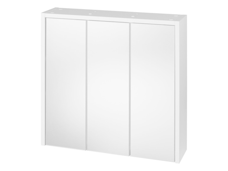 LIVARNO HOME Spiegelschrank, perlweiß