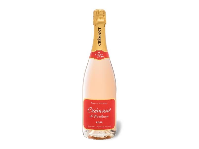 MARQUIS DE PLAGNE Crémant de Bordeaux AOP Rosé brut, Schaumwein