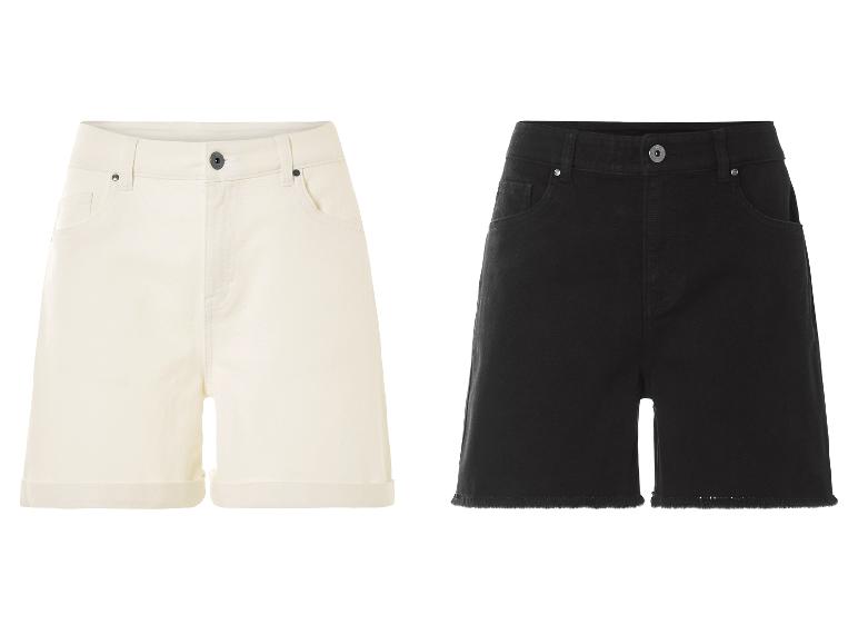 ESMARA® Damen Jeansshorts, mit leger geschnittenem Bein