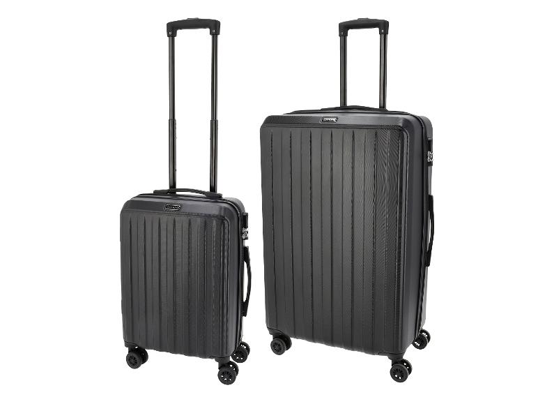 ESMARA® Koffer-Set: Hardcase L (86 L) & Handgepäck S (30 L)