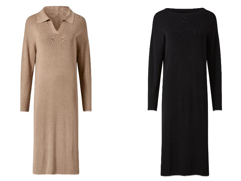 ESMARA® Damen Strickkleid, mit langen Ärmeln