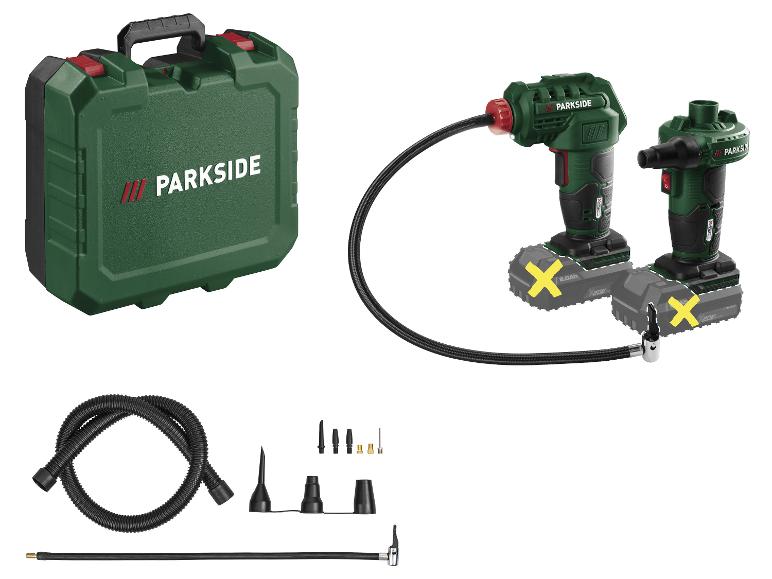 PARKSIDE® 20 V Akku-Luftpumpe »PALP 20-Li C3« + 20 V Akku-Kompressor »PAK 20-Li C3«, ohne Akku - ohne Ladegerät