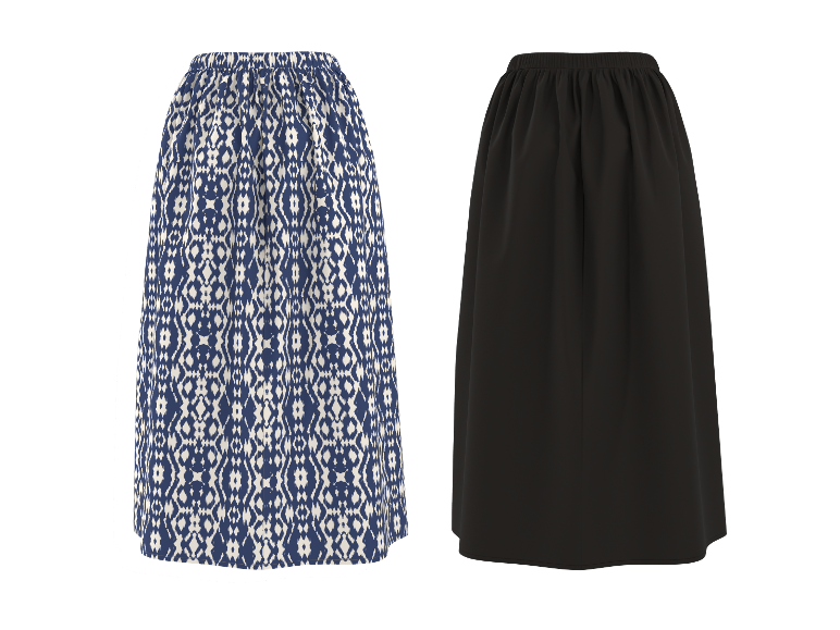 ESMARA® Damen Midi-Rock