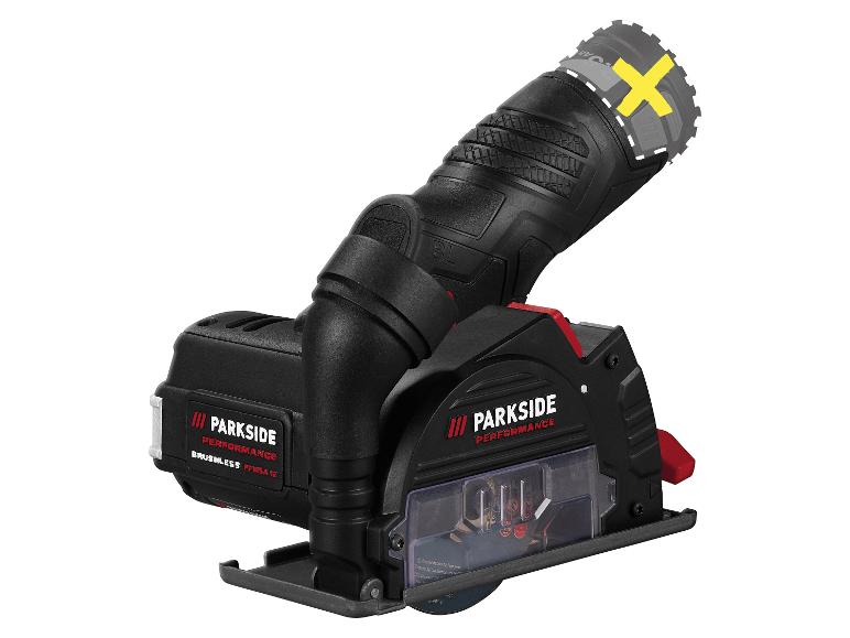 PARKSIDE PERFORMANCE® 12 V Akku-Winkelschleifer »PPWSA 12 A1«, ohne Akku und Ladegerät