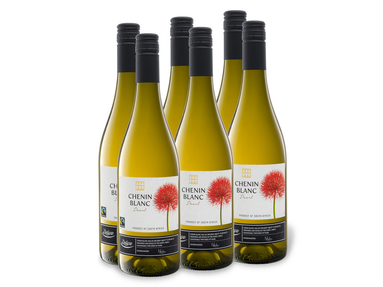 6 x 0,75-l-Flasche Weinpaket Fairtrade Chenin Blanc Paarl trocken, Weißwein