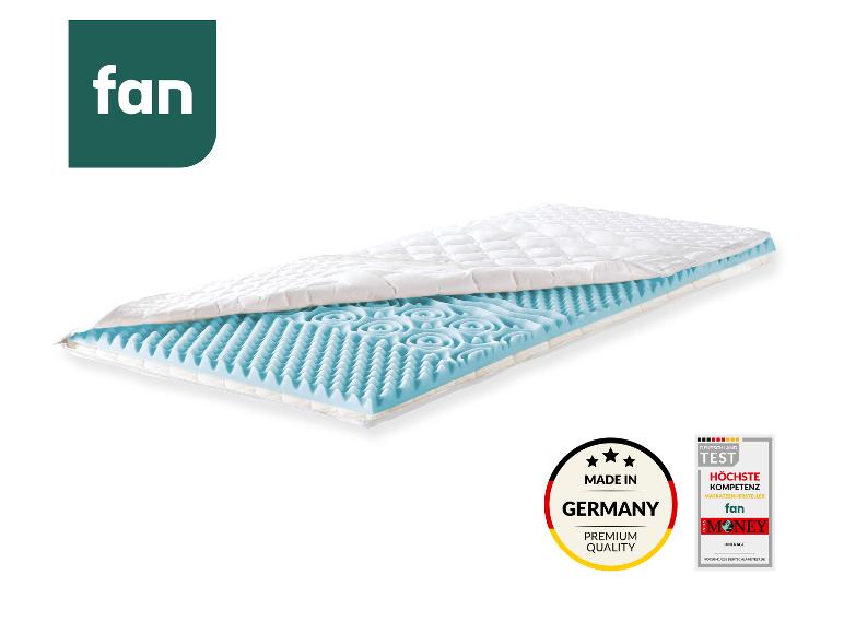F.A.N. MEDISAN fan Medisan Topper »Softly Komfort«, mit Kaltschaum-Kern, 7-Zonen-Wellenstruktur
