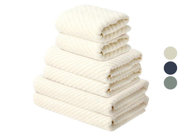LIVARNO® Frottier-Set, 6-teilig