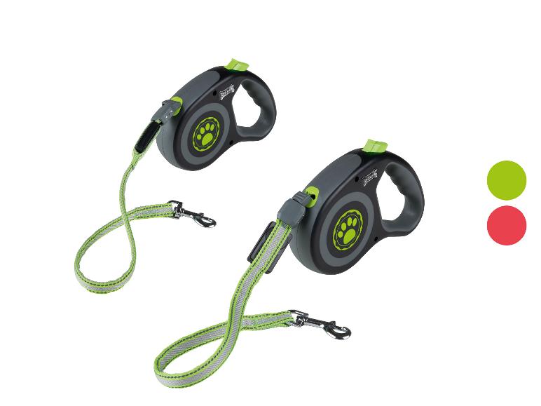 ZOOFARI® Hundeleine mit Rückzugsmechanismus und LED-Licht