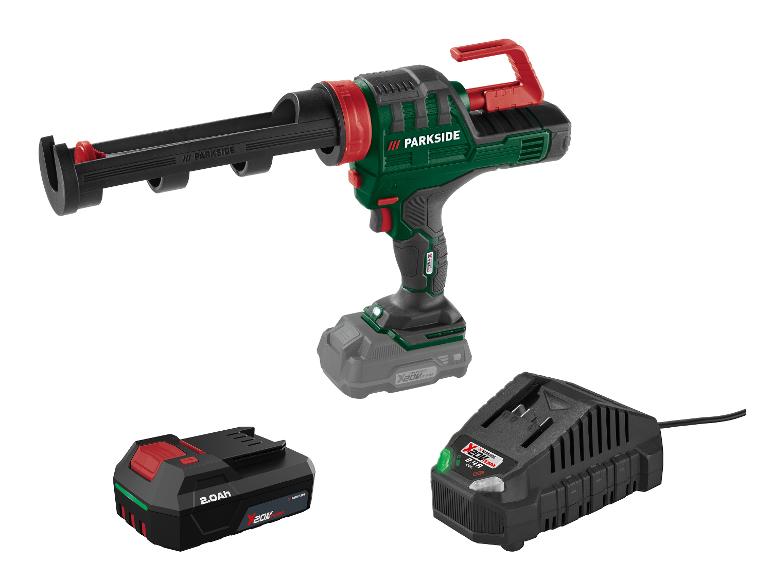 PARKSIDE® 20 V Akku-Kartuschenpresse Set »PKPA 20-Li A2« mit 2 Ah Akku »PAP 202 A1« und 2,4 A Ladegerät »PLG 20 C1«