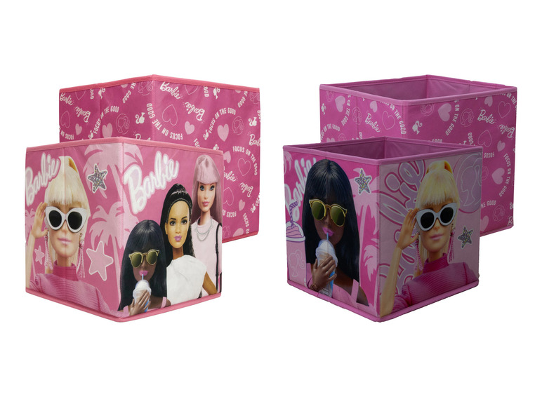 BARBIE Storage Boxen, 2 Stück, 30 x 30 x 30 cm