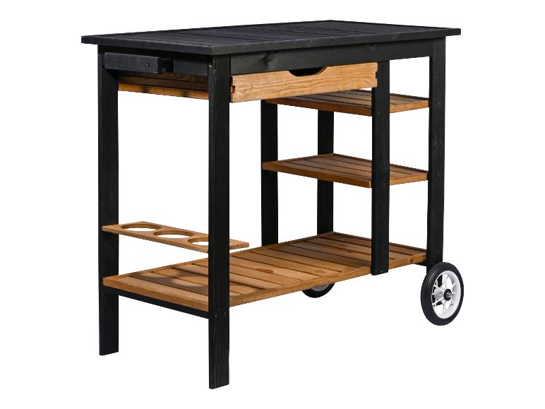 DOBAR BBQ-Trolley Edelschwarz