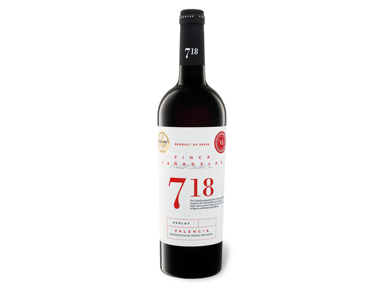 718 Finca Cañadelas Merlot Valencia DOP trocken vegan, Rotwein 2023