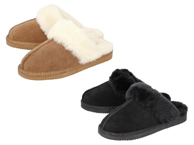 ESMARA® Damen Hausschuh Lammfell