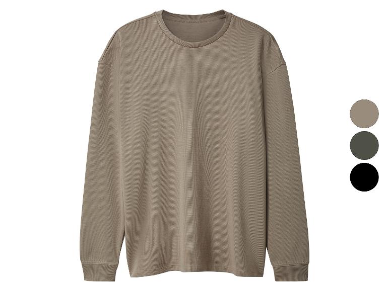 ESMARA MEN Herren Geripptes Sweatshirt