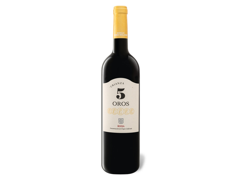 5 Oros Rioja Crianza DOCa trocken, Rotwein 2021
