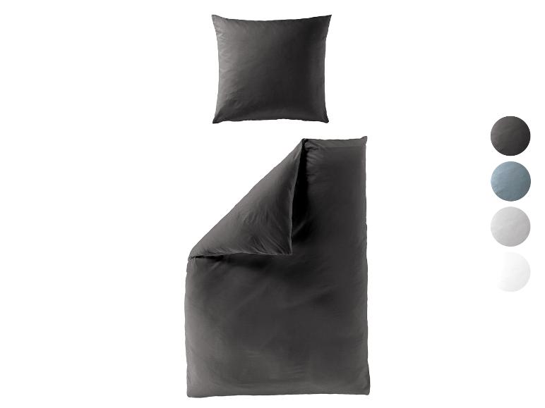 BIERBAUM Mako-Satin-Bettwäsche, 135 x 200 / 155-240 x 220