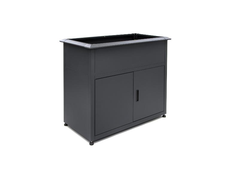 PLATS® Hochbeet mit Unterschrank und Schneckenkante