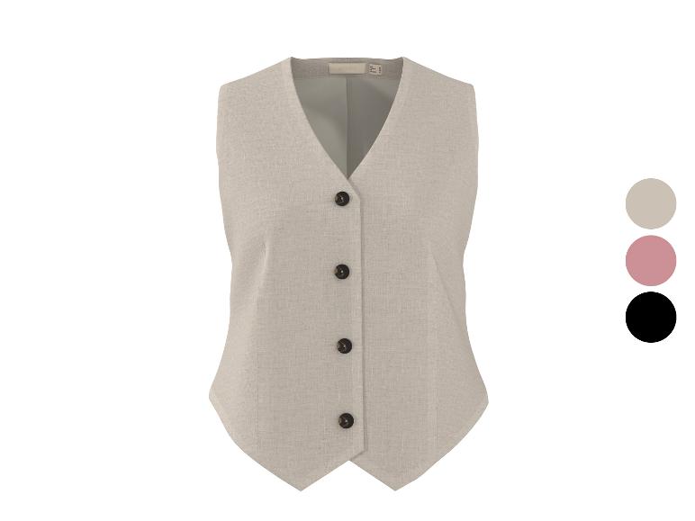 ESMARA® Damen Weste mit Leinen