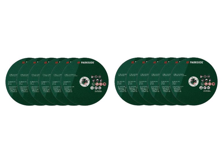 PARKSIDE® Metall-Trennscheiben / Edelstahl-Trennscheiben, Ø 180 mm, 6 Stück