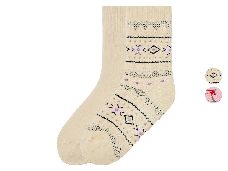 PEPPERTS!® Kinder Thermosocken, 2 Paar, mit Silikonnoppen