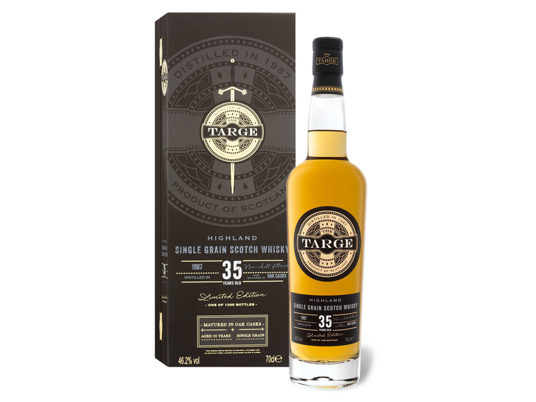 THE TARGE Highland Single Grain Scotch Whisky 35 Jahre 46,2% Vol